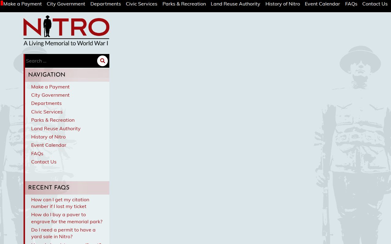 Putnam County Nitro property records city planning and zoning information